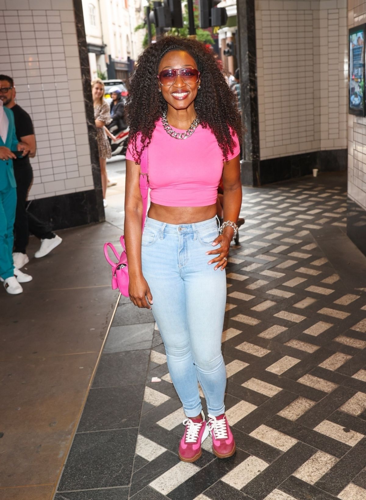 Beverly Knight Arrives at a Barbie Screening in London 07/20/2023