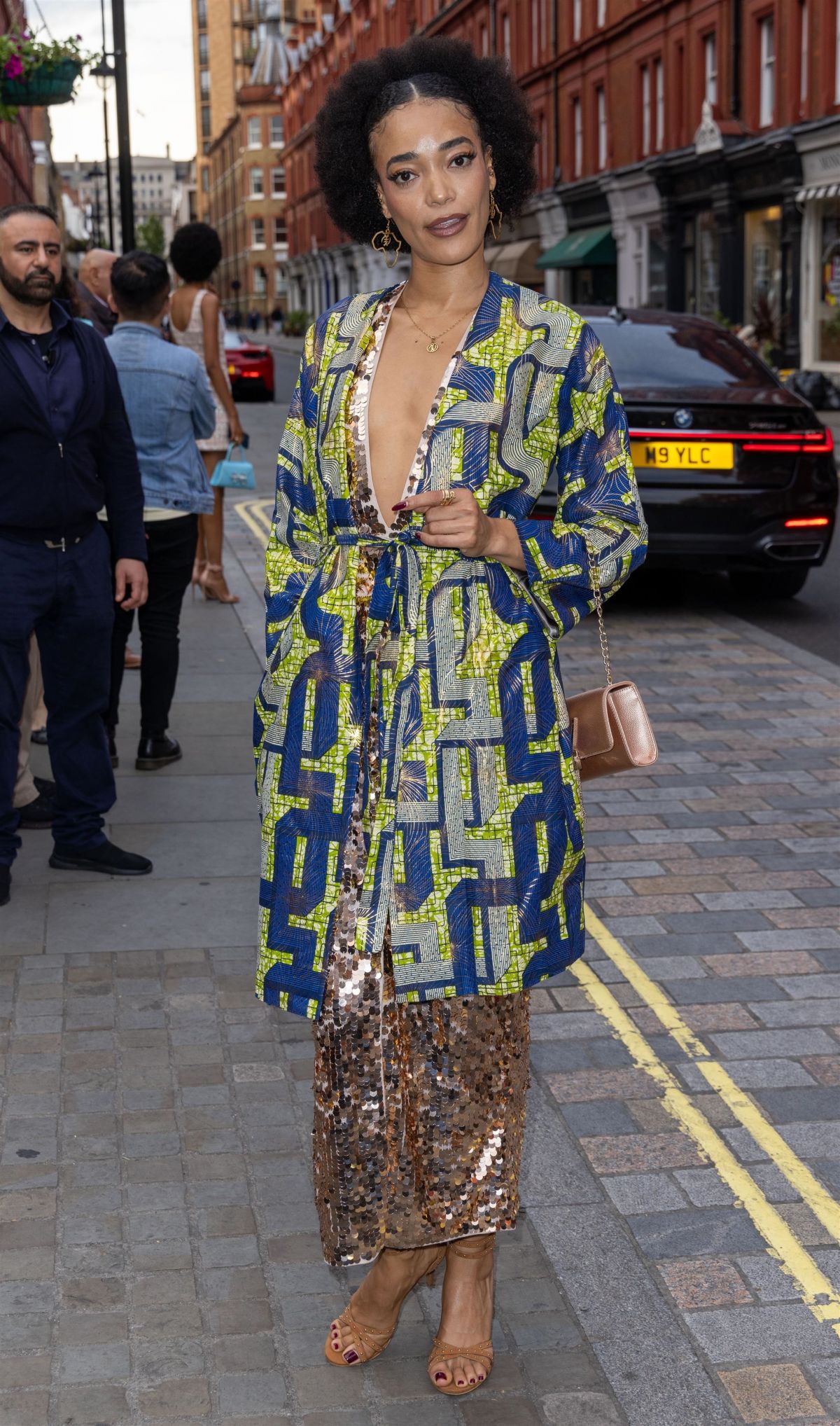 Cassie Clare Attends British Vogue x Self-Portrait Summer Party in London 07/13/2023