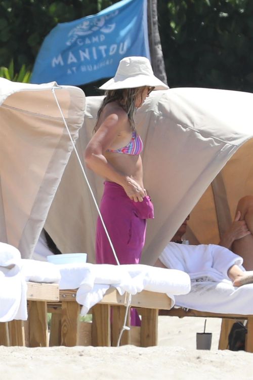 Christine Baumgartner in Bikini at a Beach in Kona 3