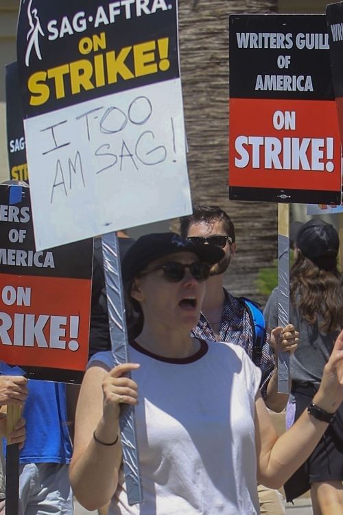 Clea Duvall Supporting SAG Strike 1