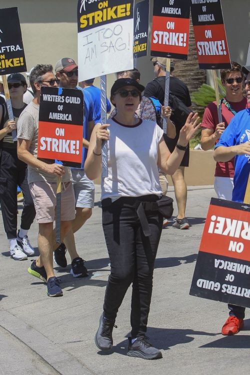 Clea Duvall Supporting SAG Strike 2