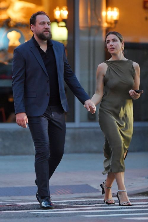 Dina Shihabi and Jai Courtney out in New York 2