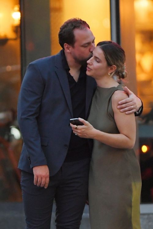 Dina Shihabi and Jai Courtney out in New York 5
