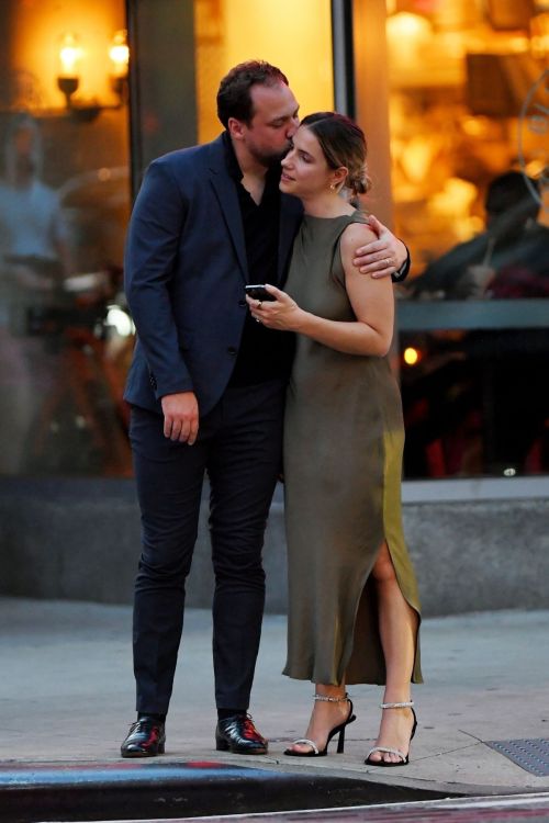 Dina Shihabi and Jai Courtney out in New York 6