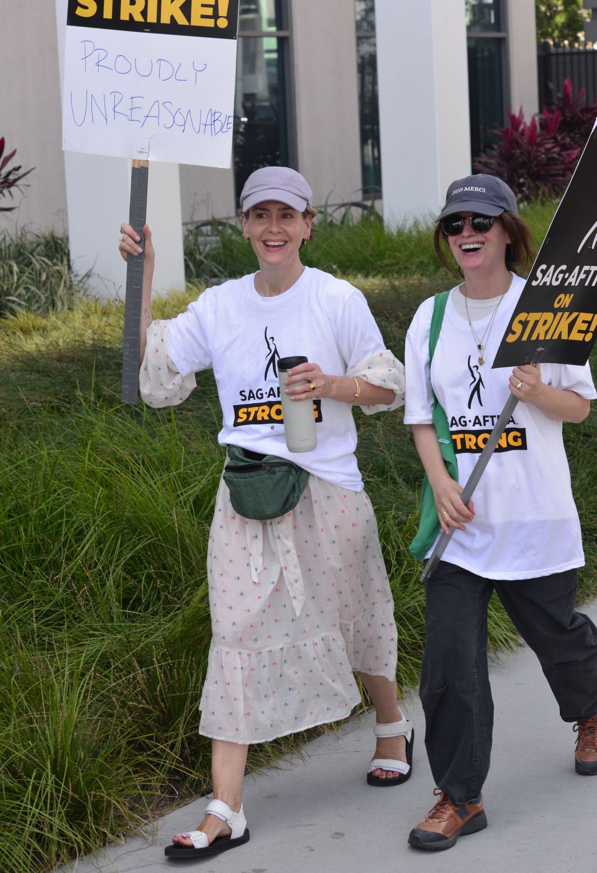 Elizabeth Reaser at SAG-AFTRA Strike in Los Angeles