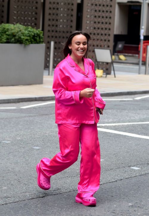 Ellie Leach arrives at Sleep Over Club Barbie event in Manchester 2