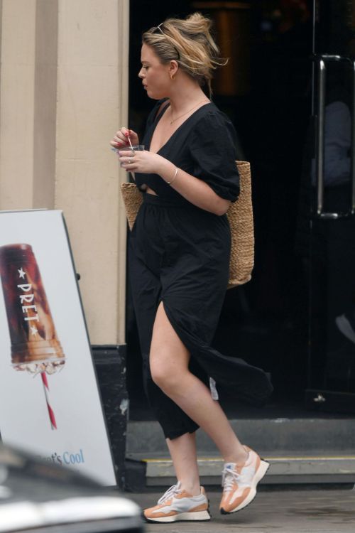 Emily Atack Enjoys a Delicious Meal at Central London Cafe 1