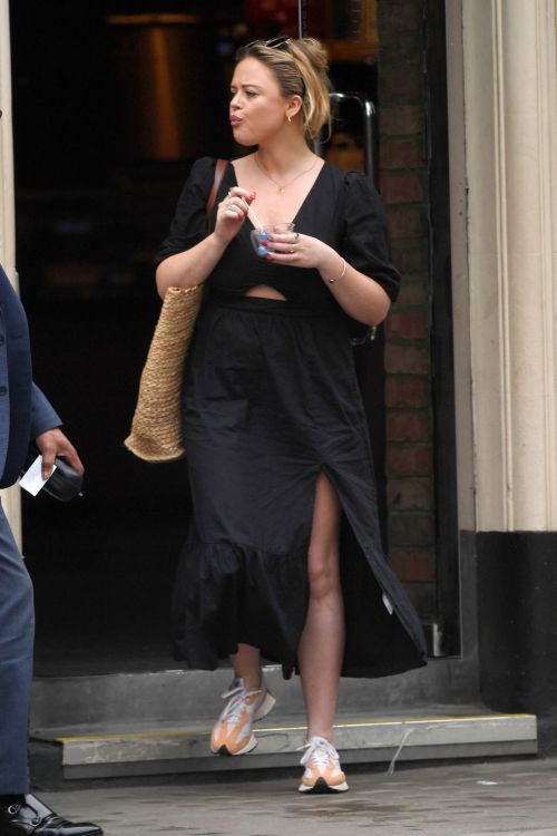 Emily Atack Enjoys a Delicious Meal at Central London Cafe 4