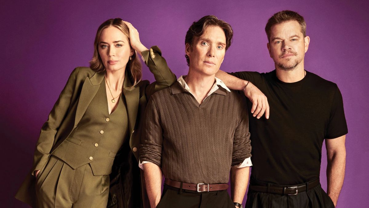 Emily Blunt, Matt Damon & Cillian Murphy Grace Hollywood Reporter