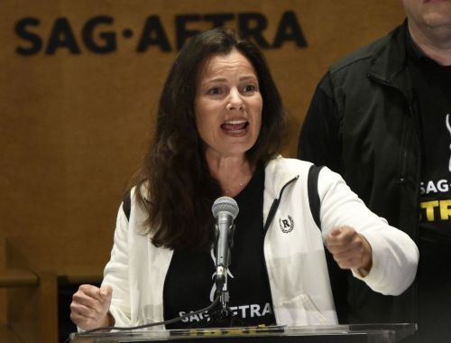 Fran Drescher Supports Actors Walkout in Los Angeles 07/13/2023 2