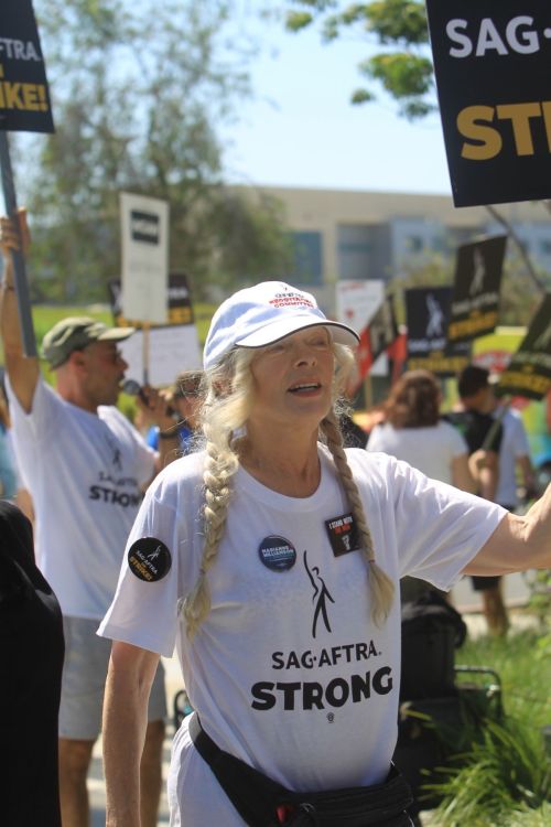Francis Fisher Stands Strong for SAG Strike 2