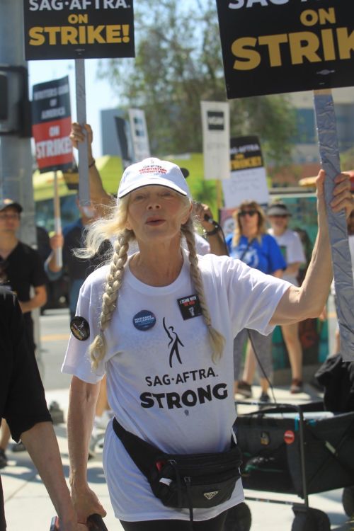 Francis Fisher Stands Strong for SAG Strike 3