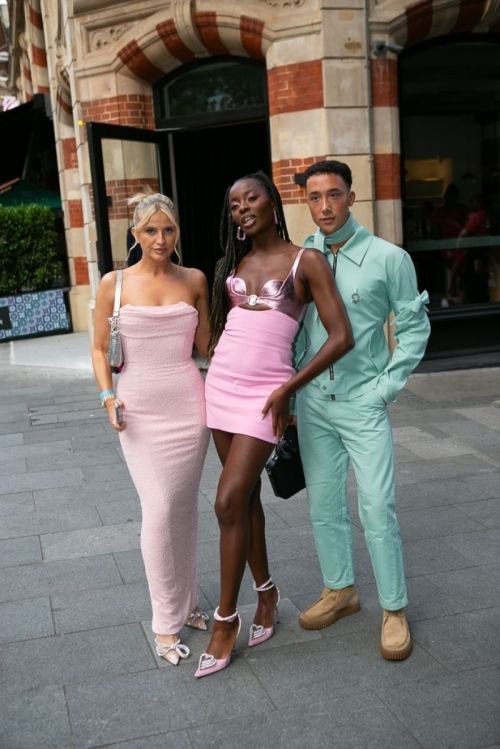 Georgia Wood and AJ Odudu at the Barbie Premiere in London 07/12/2023 1