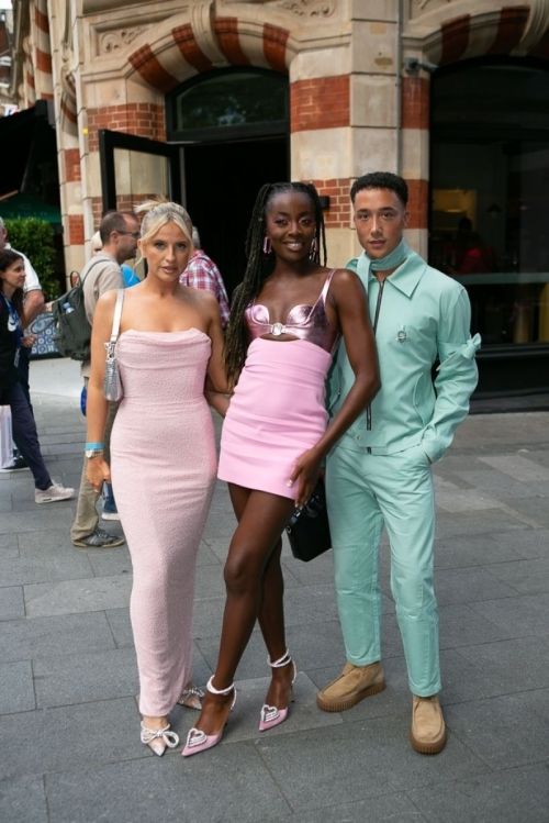 Georgia Wood and AJ Odudu at the Barbie Premiere in London 07/12/2023 2