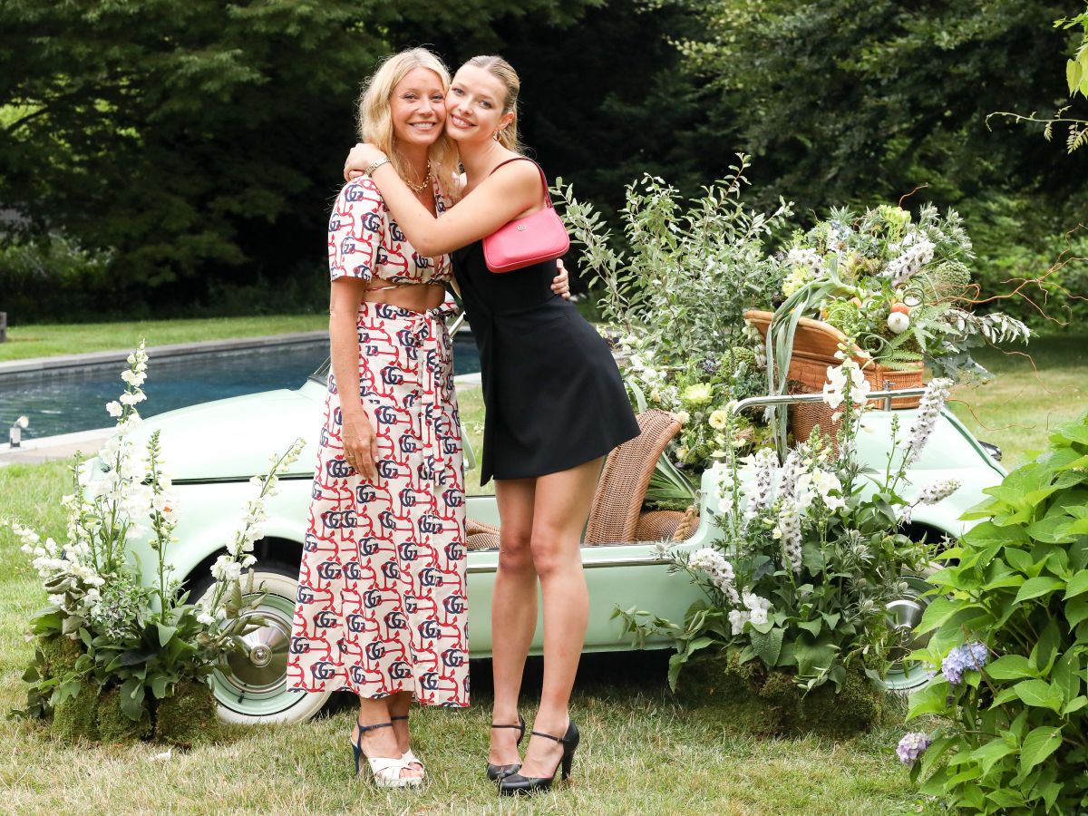 Gwyneth Paltrow and Apple Martin at Goop, Gucci, and Elizabeth Saltzman Host an Intimate Dinner in the Hamptons 07/15/2023
