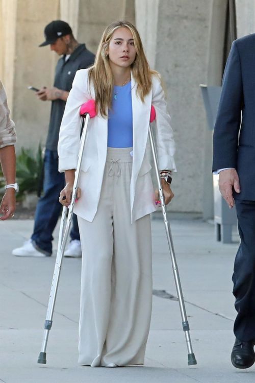 Haley Pullos arrives at court in Pasadena 2