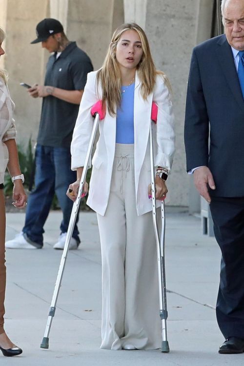 Haley Pullos arrives at court in Pasadena 4