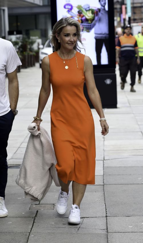 Helen Skelton Leaves BBC Morning Live Studios in Manchester on 07/24/2023 1