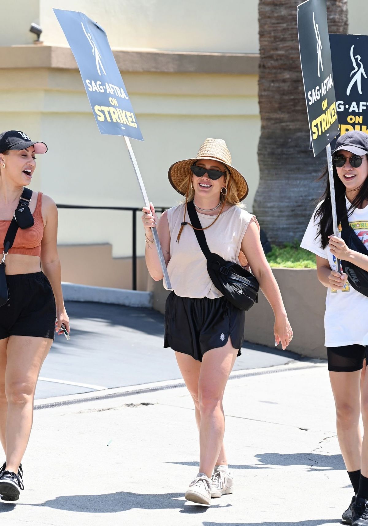 Hilary Duff at SAG-AFTRA Actors Union Strike 06/17/2023