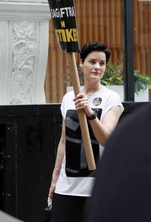 Jaimie Alexander at SAG-AFTRA Picket Line in New York 1