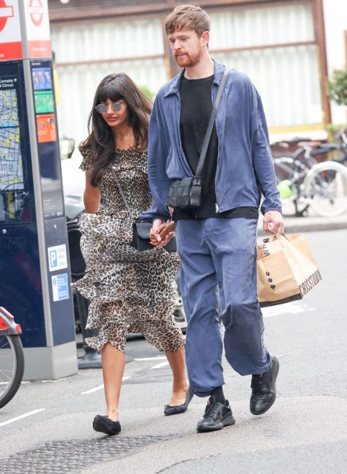 Jameela Jamil and James Blake Night Out in London 07/13/2023 2