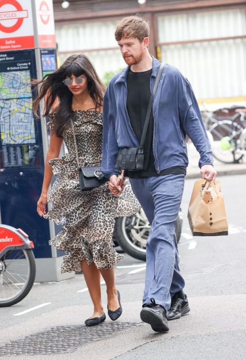 Jameela Jamil and James Blake Night Out in London 07/13/2023 4