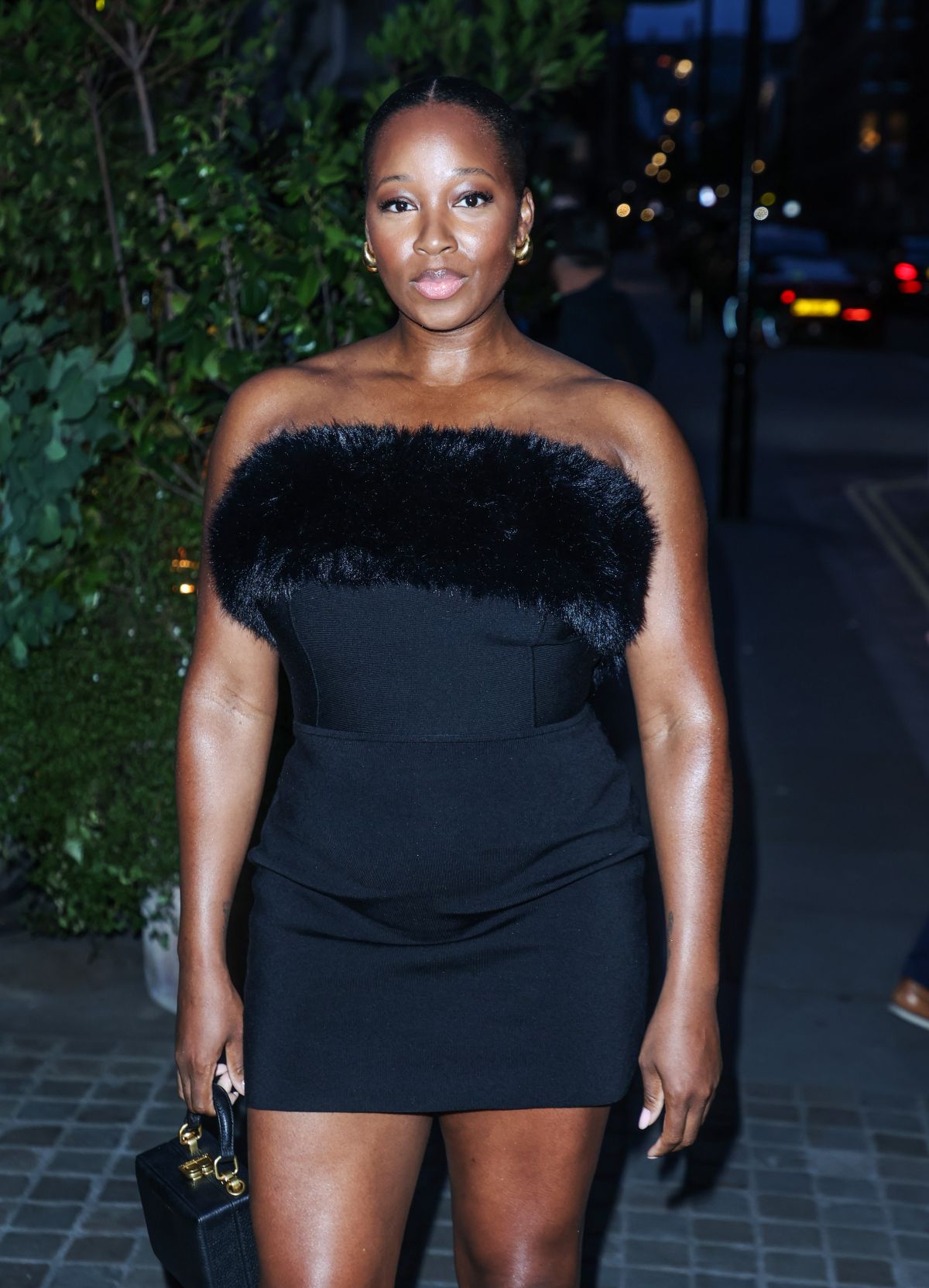 Jamelia Arrives at British Vogue x Self-Portrait Summer Party in London