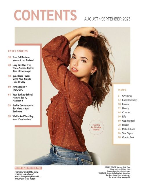 Jenna Raine in Girls Life Magazine 08/2023 2