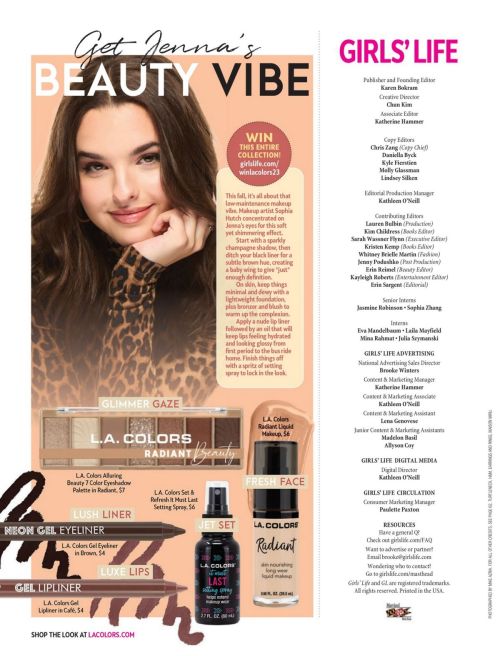 Jenna Raine in Girls Life Magazine 08/2023 3