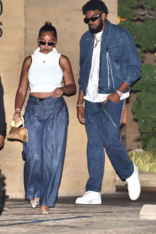 Jordyn Woods and Karl-Anthony Towns Night Out in Malibu 07/16/2023 4