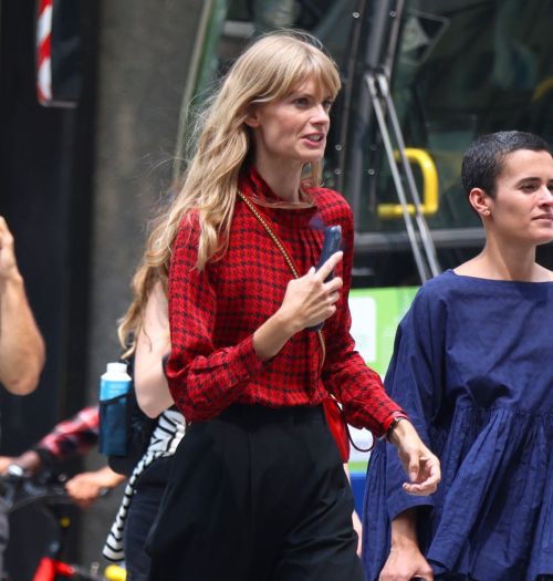 Julia Stegner Shines at Carolina Herrera Photoshoot in New York 1