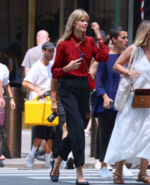 Julia Stegner Shines at Carolina Herrera Photoshoot in New York 2