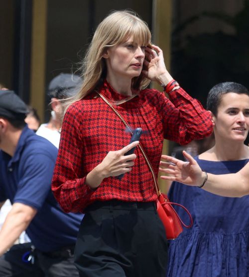 Julia Stegner Shines at Carolina Herrera Photoshoot in New York 3