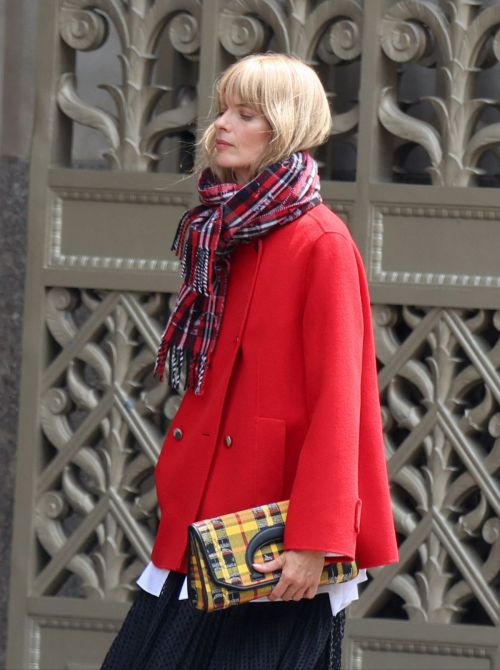 Julia Stegner Shines at Carolina Herrera Photoshoot in New York 5
