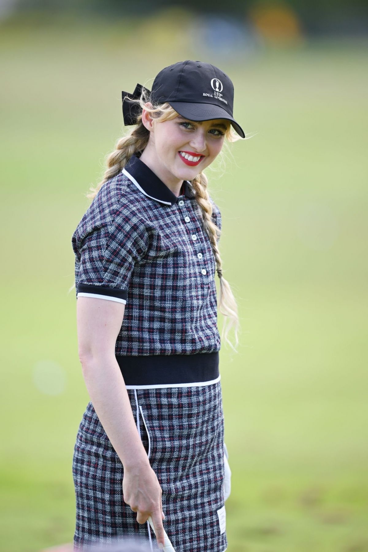 Kathryn Newton Playing at Open Invitational at Royal Liverpool Golf Club 07/16/2023