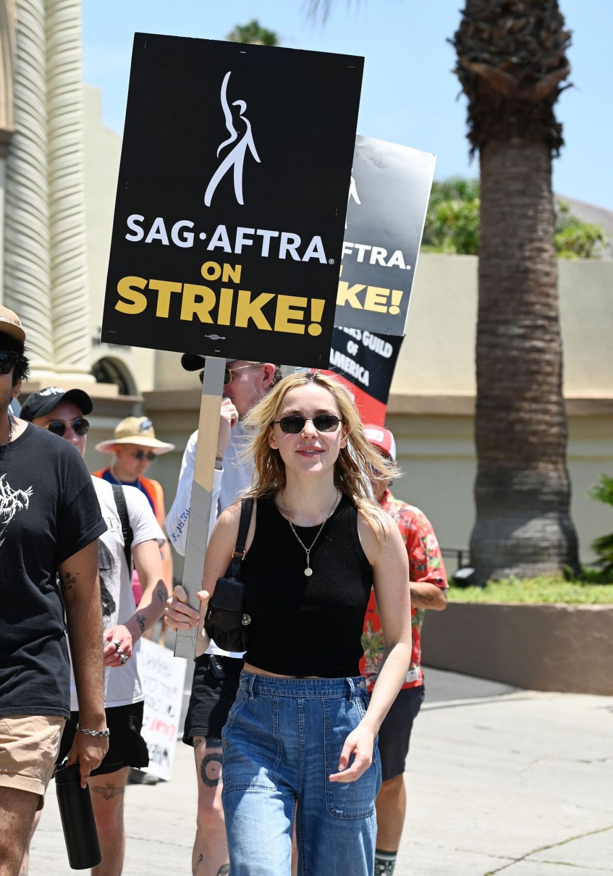 Kiernan Shipka at SAG-AFTRA Actors Union Strike 06/17/2023