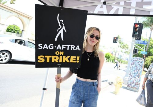 Kiernan Shipka at SAG-AFTRA Actors Union Strike 06/17/2023 3