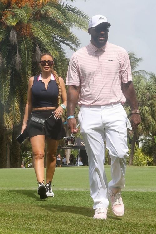 Larsa Pippen and Marcus Jordan at DJ Khaled Event in Miami 2