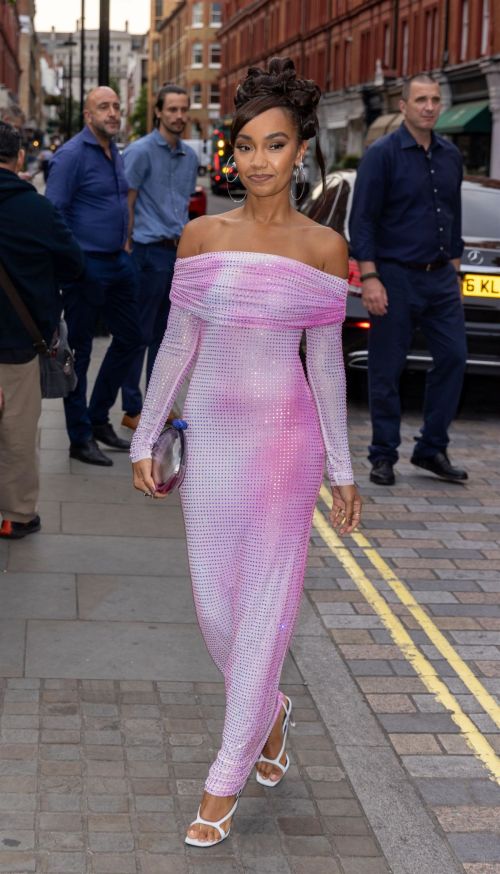 Leigh-Anne Pinnock Arrives at British Vogue x Self-Portrait Summer Party in London 3