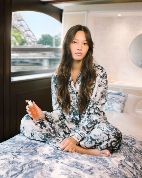 Lily Chee Stuns in a Dior Beauty Photoshoot with Striking Poses July 2023 2