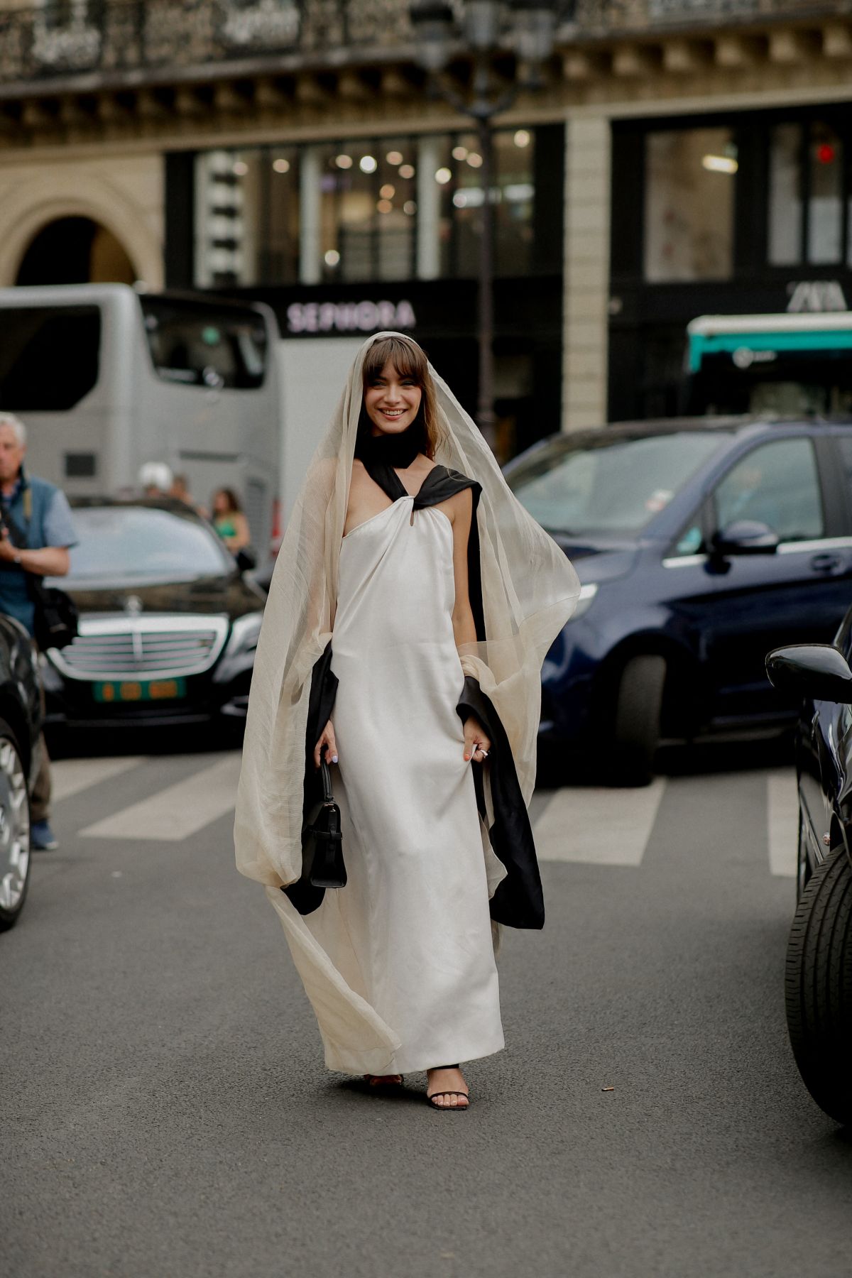 Mara Lafontan Attends Stephane Rolland Haute Couture Show in Paris 07/04/2023