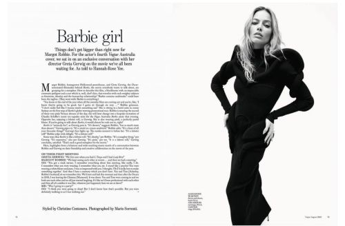 Margot Robbie in Vogue Magazine Australia 2