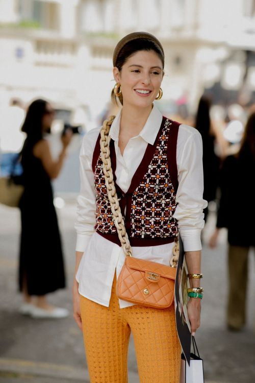 Maria de la Orden Arrives at Chanel Haute Couture Show 1