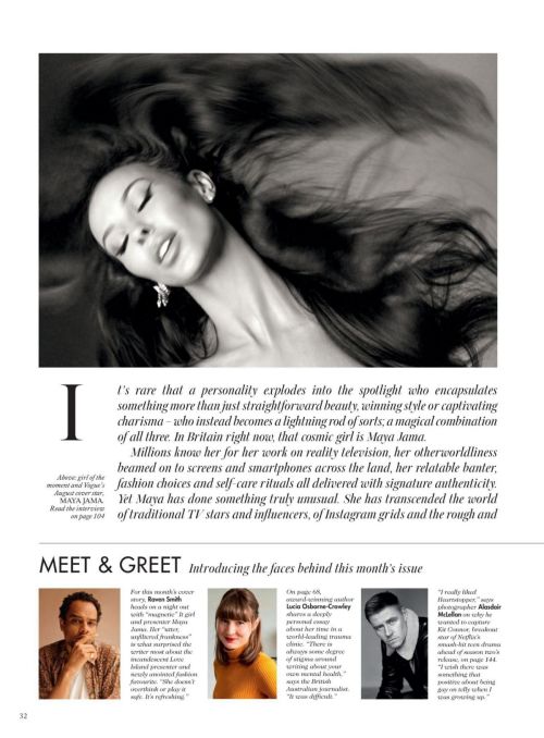 Maya Jama in Vogue UK August 2023 1