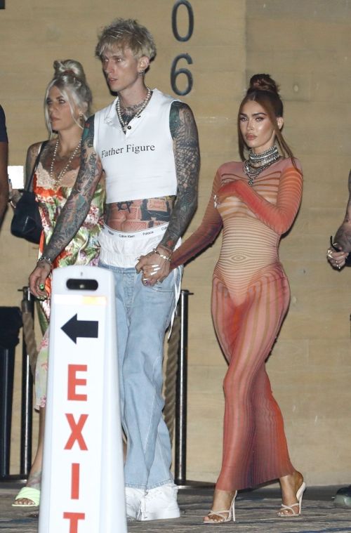 Megan Fox and Machine Leaves Nobu in Malibu 07/24/2023 2