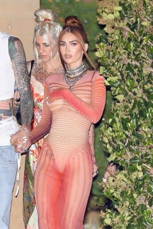 Megan Fox and Machine Leaves Nobu in Malibu 07/24/2023 3