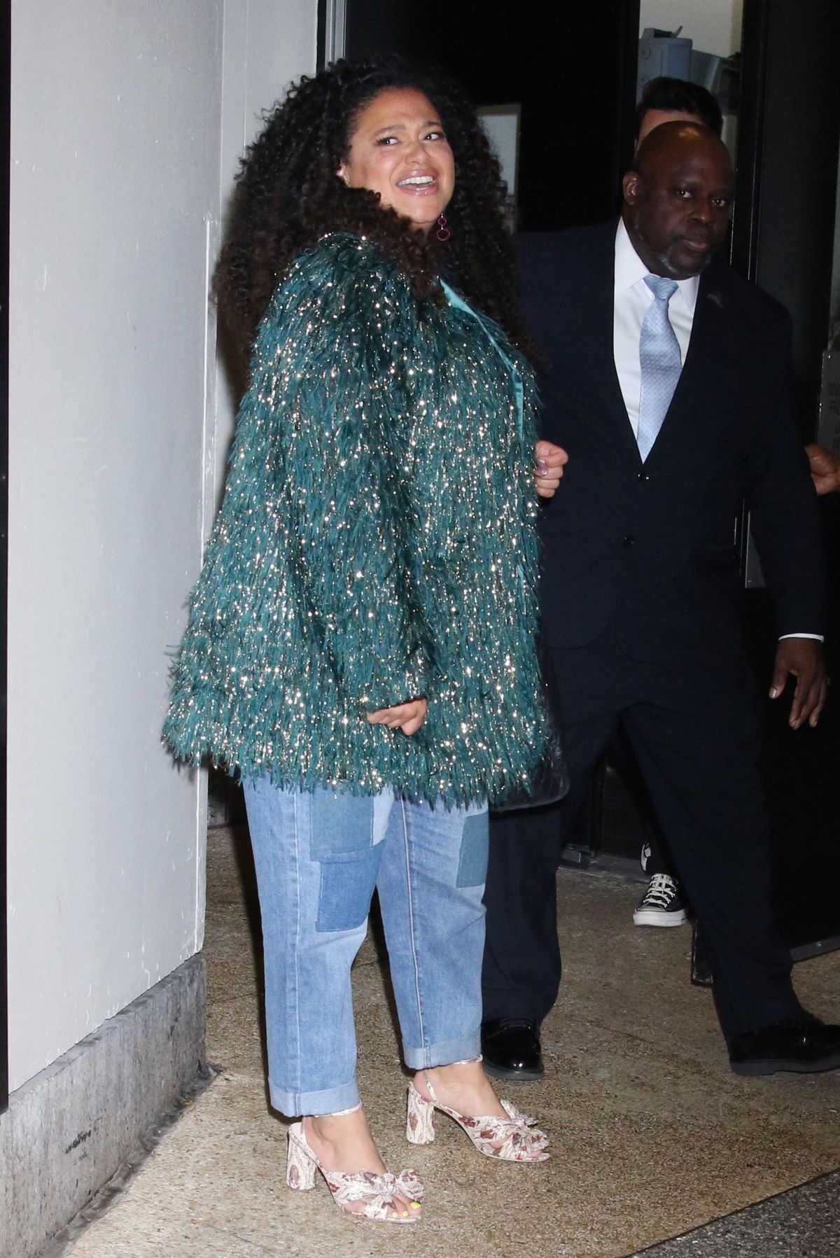 Michelle Buteau Promotes "Survival of the Thickest" Series at CBS Mornings in New York 07/11/2023