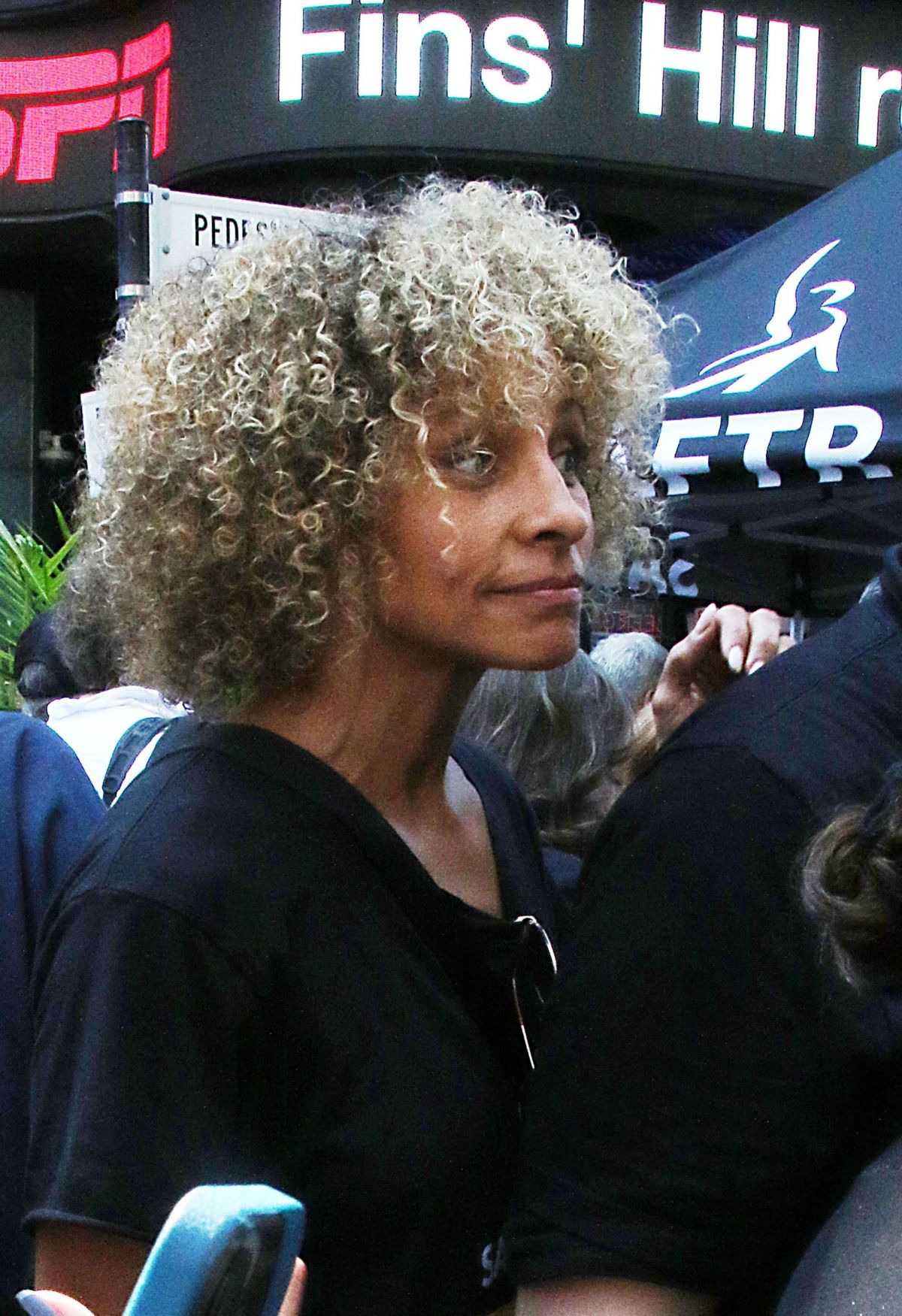 Michelle Hurd at Rock the City for a Fair Contract Rally at Times Square in New York 07/25/2023