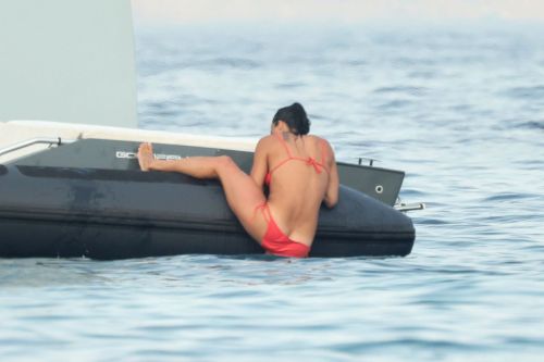 Michelle Rodriguez in Bikini at a Yacht in Porto Cervo 07/24/2023 1