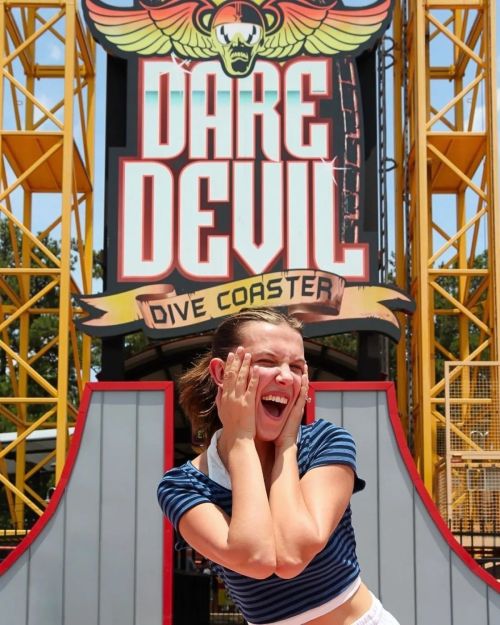 Millie Bobby Brown at Six Flags Over Georgia 1